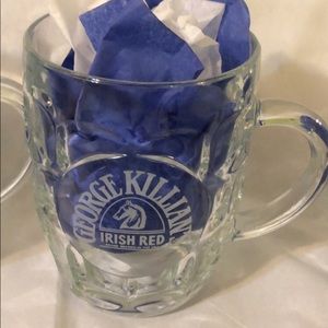 George Killians Irish Red Beer Mug Thumbprint 16oz